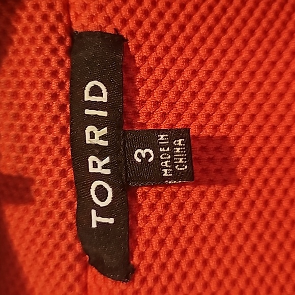 Torrid 3xl Salmon Colored Jacket EUC - Picture 2 of 4